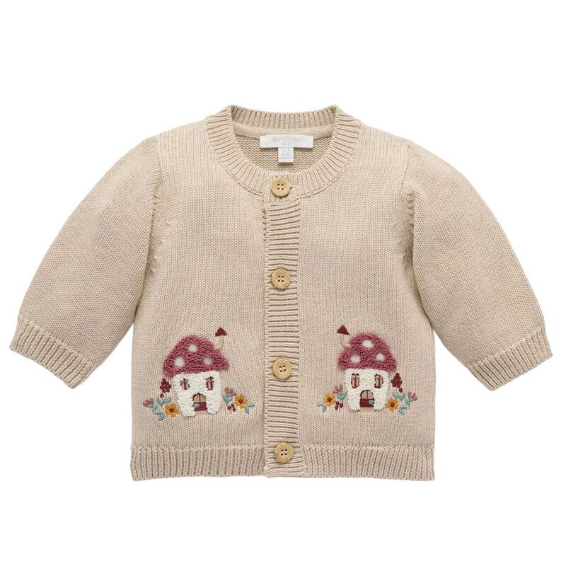 Purebaby Toadstool Cardigan image number 0